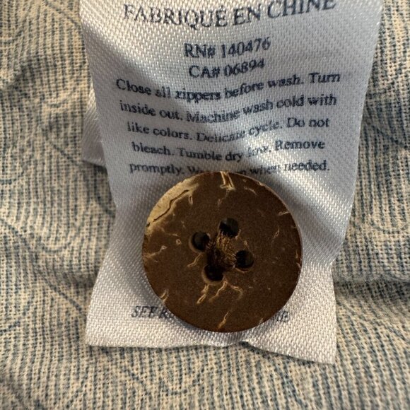 Faherty Tradewinds men's linen blend light blue shorts size 31 - Picture 11 of 12